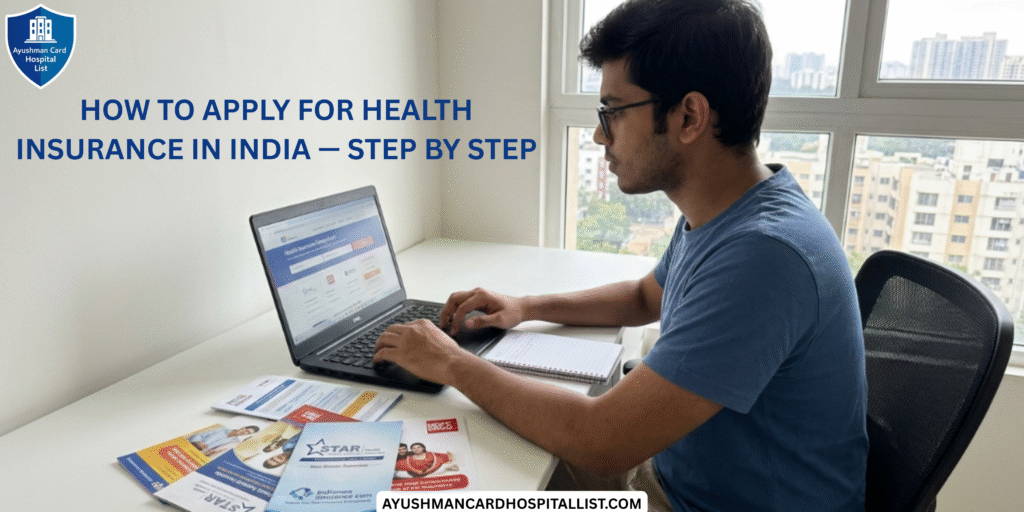 How to apply for health insurance in India